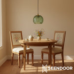 Load image into Gallery viewer, Aria Modern Ribbed Glass Ball Pendant Light