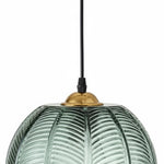 Load image into Gallery viewer, Aria Modern Ribbed Glass Ball Pendant Light