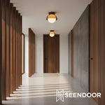 Afbeelding laden in galerijweergave, Lucy Vintage acryl plafondlamp met opbouwmontage