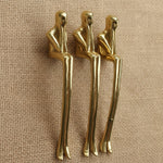 Załaduj obraz do przeglądarki galerii, Złote Mosiężne Uchwyty do Szafek Thinker – Metalowe Uchwyty do Szuflad i Gałki do Toaletki