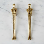 Załaduj obraz do przeglądarki galerii, Złote Mosiężne Uchwyty do Szafek Thinker – Metalowe Uchwyty do Szuflad i Gałki do Toaletki