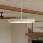 Load image into Gallery viewer, Evanos Disc Design Pendant Light – Sculptural Iron Disc Style for Modern Dining Room