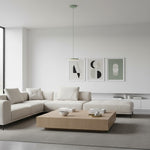 Load image into Gallery viewer, Evanos Disc Design Pendant Light – Sculptural Iron Disc Style for Modern Dining Room