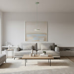 Load image into Gallery viewer, Evanos Disc Design Pendant Light – Sculptural Iron Disc Style for Modern Dining Room