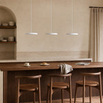 Load image into Gallery viewer, Evanos Disc Design Pendant Light – Sculptural Iron Disc Style for Modern Dining Room