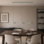 Load image into Gallery viewer, Evanos Disc Design Pendant Light – Sculptural Iron Disc Style for Modern Dining Room