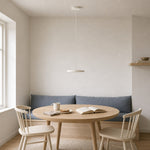 Load image into Gallery viewer, Evanos Disc Design Pendant Light – Sculptural Iron Disc Style for Modern Dining Room