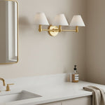 Load image into Gallery viewer, Roven Metal Wall Sconce – Sleek Metal Single or Triple Sconce for Vanity or Bathroom