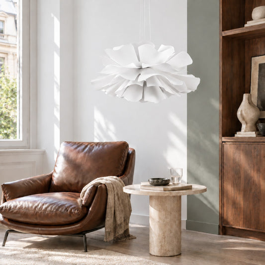 Nordisch inspirierte Pendelleuchte mit Lotusblumendesign