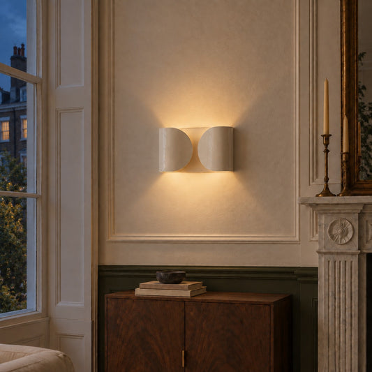 Bowline Sculptural Curved Metal Wall Sconce