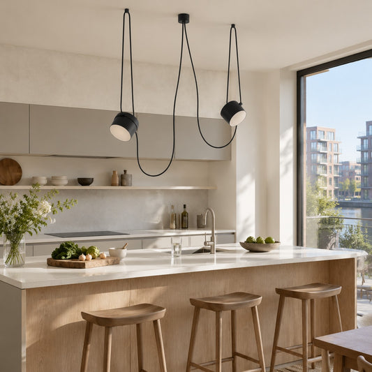 Lampada a sospensione LED moderna e regolabile