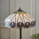 Load image into Gallery viewer, TF Hutchinson Art-Glass Tiffany Style Table Lamp – Handcrafted Design for Home and Office