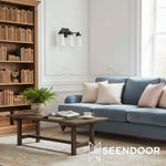 Load image into Gallery viewer, Derlina Classic Multi-head Glass Shade Wall Lamp for Bathroom & Bedroom