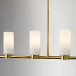 Load image into Gallery viewer, Rivora Ribbed Glass Design – Modern Chandelier for Dining Room