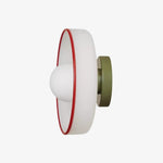 Cargar imagen en el visor de la Galería, Lámpara de Pared y Techo Kalo - Aplique de Montaje Superficial con Disco de Vidrio Soplado