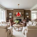 Cargar imagen en el visor de la galería, Lámpara colgante con pantalla floral Bellina Iluminación decorativa para el hogar