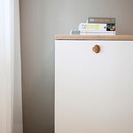 Afbeelding laden in galerijweergave, Semi-circular Rattan Handle Wooden Cabinet Pulls With Petite Bohemian Style-Seendoor