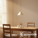 Afbeelding laden in galerijweergave, Breccan Moderne glazen kegel hanglamp