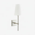 Carica l'immagine nella visualizzazione Galleria, Lampada da Parete con Paralumi in Lino Bianco Derlina – Lampada Retrò Multi-Testa in Metallo