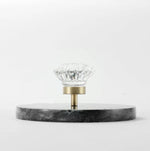Load image into Gallery viewer, Modern Mushroom Cabinet Knob – Clear Glass Diamond Drawer Knobs
