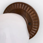 Afbeelding laden in galerijweergave, Thaise Mid-Century Moderne Art Deco glazen wandkandelaar