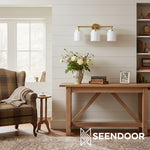 Load image into Gallery viewer, Hanton Contemporary 3-Light Wall Lamp for Hallway or Powder Room