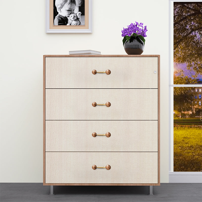Single Hole Double Ball Wooden Cabinet Pulls  Walnut Brass Design   Seendoor