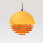 Load image into Gallery viewer, Sunset Bauhaus Disc Hanging Lamp – Warm Sunset Glow Pendant for Living Room and Lounge S1