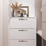 Load image into Gallery viewer, Antique Vintage Zinc Alloy Cabinet Pulls 5"cc With Subtle Curve Reinforced For Vacation Homes-Seendoor