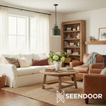 Load image into Gallery viewer, Hanton Modern Linear Hanging Light – Damp Rated for Kitchen & Bathroom