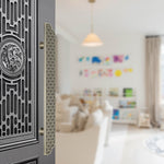 Afbeelding laden in galerijweergave, New Antique Copper Aluminum Alloy Cabinet Pulls 19-3/4"CC With Art Deco-Seendoor