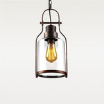 Load image into Gallery viewer, Morris Retro Industrial Metal Glass Pendant Light