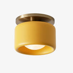 Load image into Gallery viewer, Cerova Modern Porcelain Flush Mount Ceiling Light– Elegant Ivory Shade