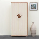 Load image into Gallery viewer, Walnut Cat's Paw Wooden Cabinet Pulls 2-1/2"cc With Modern Contemporary-Twis-Seendoor