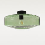 Afbeelding laden in galerijweergave, Cocytus Mid-Century Moderne Drum Watergolf Glas Plafondlamp