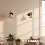 Afbeelding laden in galerijweergave, Penia Moderne Klassieke Industriële Afgeschuinde Wandlamp