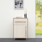 Load image into Gallery viewer, French Light Luxury Aluminum Alloy Cabinet Pulls Brushed Nickel 3-3/4"cc With Metallic-Seendoor