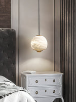 Bild in die Galerieansicht laden, Ferox Alabaster-Pendelleuchte