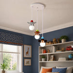 Cargar imagen en el visor de la Galería, Kids animal pendant light interior view