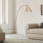 Load image into Gallery viewer, Oslan Modern Tripod Floor Lamp with Linen Shade for Living room