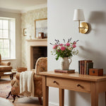 Afbeelding laden in galerijweergave, Ornato Luxe Mid-Century Wandlamp - Messing Vintage Verlichting