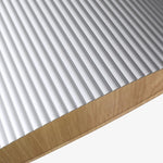 Cargar imagen en el visor de la Galería, Lámpara de Techo Moderna con Pantalla Texturizada Acanalada Ribravo - Lámpara Minimalista Moderna para Sala