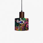 Cargar imagen en el visor de la Galería, Fabric drum pendant light 24