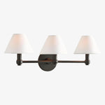Load image into Gallery viewer, Roven Metal Wall Sconce – Sleek Metal Single or Triple Sconce for Vanity or Bathroom