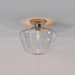 Load image into Gallery viewer, Merin Geometric Glass Modern Flush Mount for Hallway & Bedroom