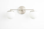 Load image into Gallery viewer, Glorica Glass Vanity Light - Art Deco Brass Wall Globe Fixture Modern