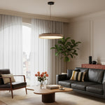 Bild in die Galerieansicht laden, Miravelle Minimalistische Pendelleuchte mit Naturstein-Schirm für Esszimmer