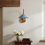 Load image into Gallery viewer, Curva Metal Curved Arm Modern Wall Sconce for Bedroom & Hallway