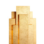 Afbeelding laden in galerijweergave, Kelsar Rechthoekige Wandlamp - Goud- en Zilverafwerkingen voor Woonkamer of Slaapkamer