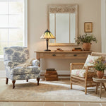 Afbeelding laden in galerijweergave, TF Dark Star Tiffany-stijl geometrische kap tafellamp voor slaapkamer en sfeerverlichting